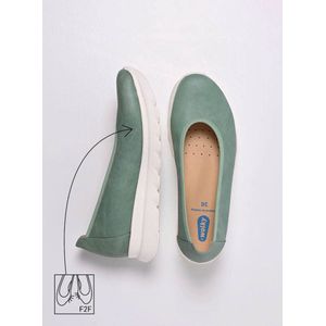 Wolky Dames Ballerina's 02126 Snallerina F2F Groen