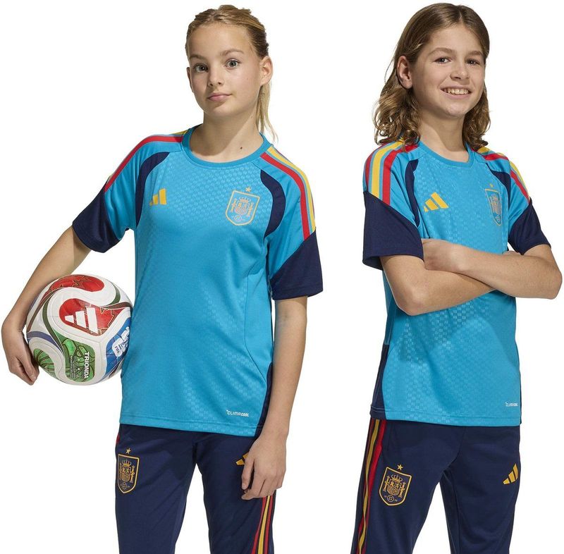 ADIDAS - rfef tr jsyy - Replica voetbal trainingshirt korte mouw jongens - Groen