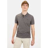 Camel Active - Poloshirt - Korte Mouwen - Camel - Materiaalmix - Regular Fit