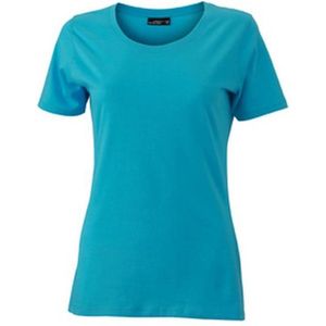 James and Nicholson Dames/dames Basic T-Shirt (Pacifisch Blauw)