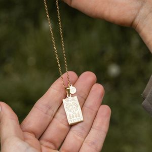 Zentana Sterrenbeeld Ketting Zodiac - RVS - 18K Goud Verguld - Horoscoop Ketting - Steenbok