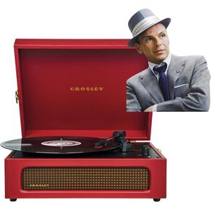 Crosley Voyager platenspeler - Bordeaux - Bluetooth in/uit