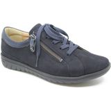 Hartjes - Casual Shoe - Veterschoen - Donkerblauw - Nubuckleer en Nappaleer