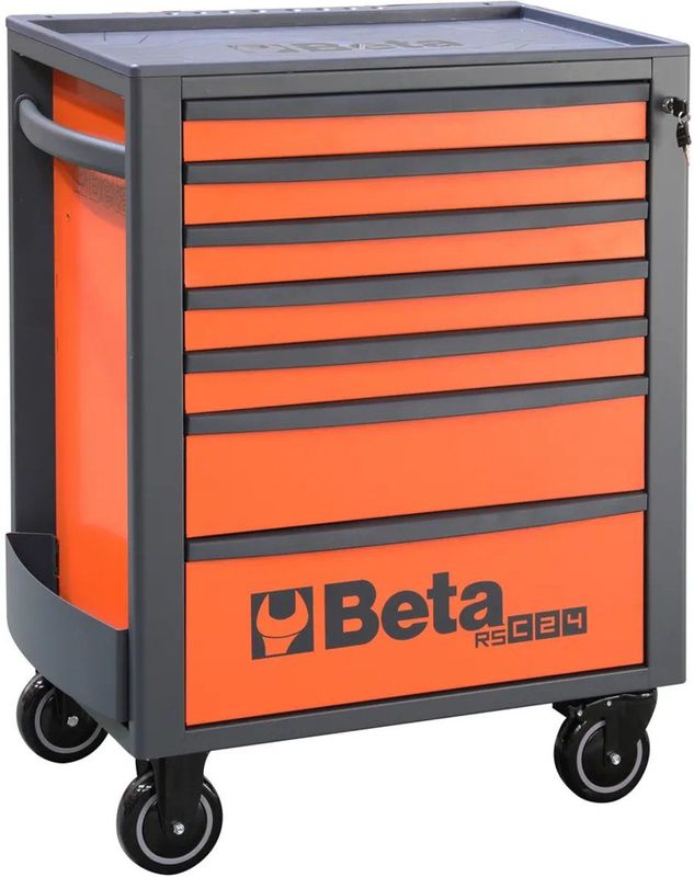 Beta - RSC24/7-FO Gereedschapswagen - Oranje - ABS Werkblad - 7 Laden
