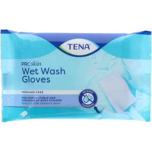 TENA WET WASH GLOVES Geurloos - 5 STK (1162)
