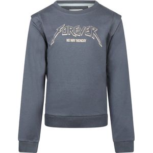 No Way Monday-Girls Sweater ls-Navy - Maat 98