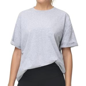 Casual Oversized T-shirts voor Dames - Zomer, Ronde Hals, Korte Mouwen, Workout