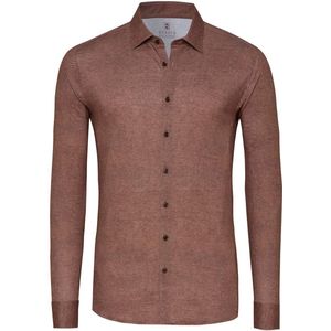 Desoto - Overhemd Twill Optics - Bruin - Casual