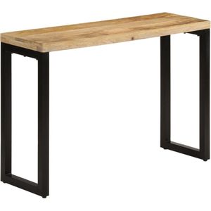 VidaXL Wandtafel 110x35x76 cm - Massief Ruw Mangohout