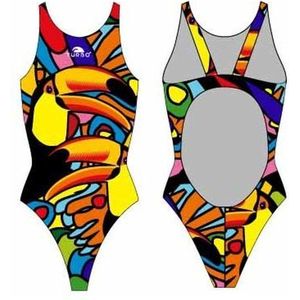 Turbo Tucan Pro Resist Zwemkleding Veelkleurig S Vrouw