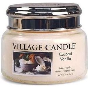 Village Candle Geurkaars - Coconut Vanilla Ø9,5 x 8 cm Wax Crème