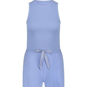 Hunkemöller Dames Nachtmode Korte pyjama set - Blauw - maat XL