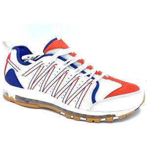 Nike Air Max 97 / Haven / Clot - Wit, Rood, Blauw - Maat 45.5