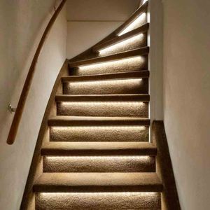 LED's Light Complete LED Trapverlichting set met sensor - Automatisch aan en uit - 15 treden - Warm wit
