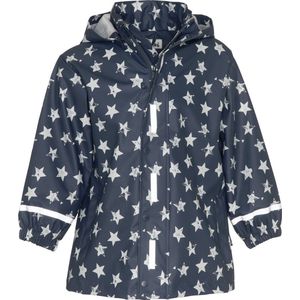 Playshoes - Regenjas voor kinderen - Sterren - Donkerblauw - maat 98cm