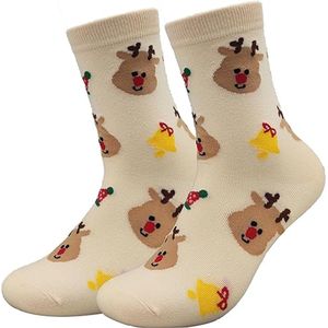 Dames Kerstsokken Novelty Christmas Gebreide Bootsokken Exclusief voor Kerstmis