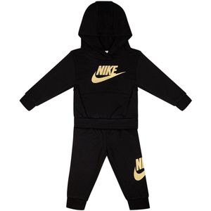 Nike Kids Fleece Po Trainingspak Zwart 12 Months Jongens