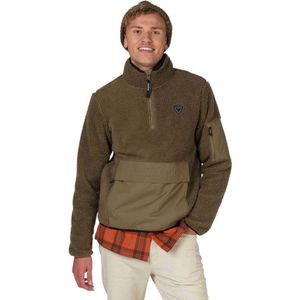 Rossignol Anorak Fleece Met Halve Rits Bruin XL Man