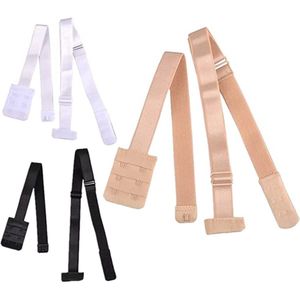 Low Back Bra Straps - Bra Straps Extensions - Bra Accessories voor Dames - Meisjes - Bruiden - Zwart - Wit - Beige - Multicolor - M - Wit