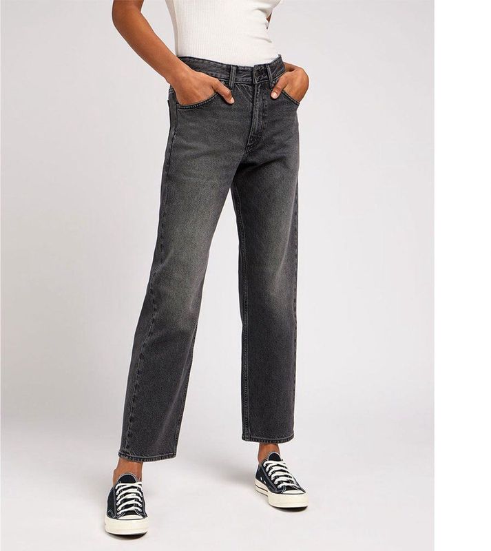 Lee Rider Classic Relaxed Fit Spijkerbroek Zwart 29 / 33 Vrouw