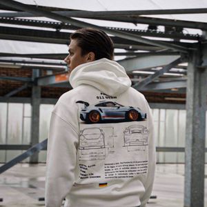 WielWear - Hoodie GT3RS - Maat M - Trui Heren - Kleding - Autoliefhebber - Porsche fan - Auto Accesoires