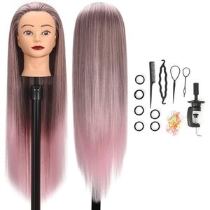 Kappersopleiding Mannequin Hoofd voor Cosmetologie met Haaraccessoires - Cadeau voor Meisjes