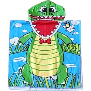 Kids Strand Poncho Crocodile