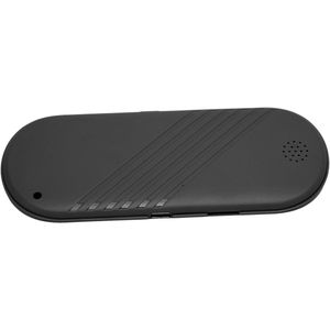 Bluetooth-kussenspeaker met diepe bas voor slaap en reizen, zwart