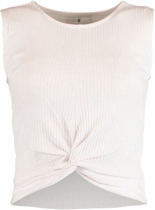 Hailys - Shari - Top - Wit - Mouwloos - Korte Pasvorm