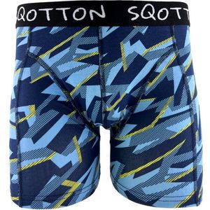 Boxershort - SQOTTON® - Cool - Blauw - Maat L