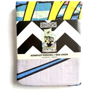 Johnny Bravo Kinderbeddengoed 160x200 Katoen met Rits