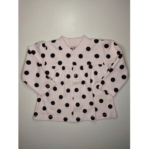 Nini - Vestje Tess - Shirtje met drukknopen - Maat 62 - 2 t/m 4 maanden