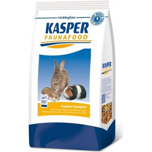 Kasper Faunafood Hobbyline Konijnen Knaagmix - Konijnenvoer - 3.5 kg