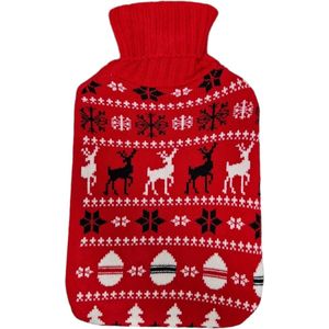 Warmwaterkruik – Kruik - Warmwaterkruik Met Hoesje – 2l – Jacquard