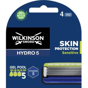 Wilkinson Sword Hydro5 Skin Protection Sensitive Vervangende Open Messen 4 st