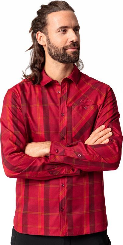 Vaude - Neshan Iv - Overhemd - Ruitpatroon - Heren - Lange Mouwen