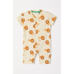 Woody Unisex Jumpsuit leeuwenprint - maat 068/6M