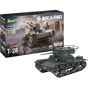 1:35 Revell 03505 T-26 - World of Tanks Plastic Modelbouwpakket