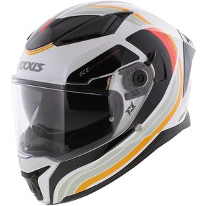Axxis - Panther SV - Integraal Helm - Glans Zwart - Met Zonnevizier en Sportieve Spoiler
