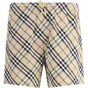 Burberry Check Archive Swimshorts Met Verstelbare Taille