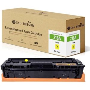 G&G Toner vervangt HP 216A Compatibel Geel 850 bladzijden Reborn remanufactured 21291