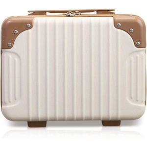 Draagbare Waterdichte Make-up Koffer met Rits en Elastische Band voor Vrouwen