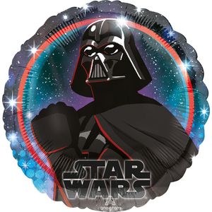 Amscan - Star Wars GALAXY - Darth Vader - Folie ballon - 43cm - Leeg - 1 Stuks