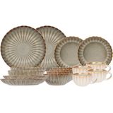 Cosy & Trendy - Astera Pearl - Serviesset - 16-delig - Voor 4 Personen - Parelmoer