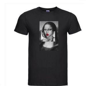 T-shirt Mona | Zwart | Maat M