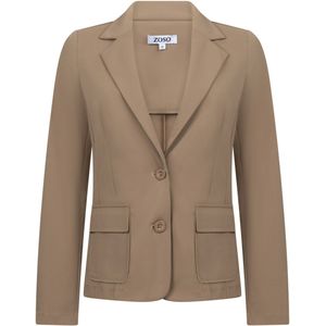 Zoso Blazer Chantal 255 1110 Camel Dames Maat - 3XL