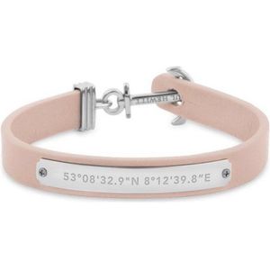 Paul Hewitt damesarmband Roze leer Lengte 15CM met doosje