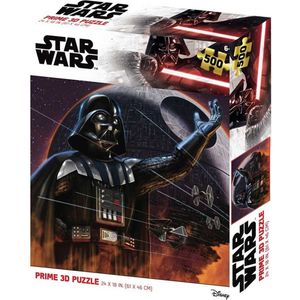 Star Wars - Darth Vader en Death Star Puzzel 500 stk 61x46 cm - met 3D lenticulair effect