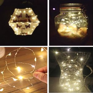 Micro LED Lichtketting - 6 x 20 LED, 2 Meter Zilverdraad Decoratie voor Feest, Tuin, Kerstmis en Bruiloften