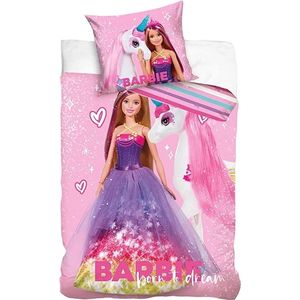 Barbie Dekbedovertrek, Born to Dream - Eenpersoons - 140 x 200 cm - Katoen
